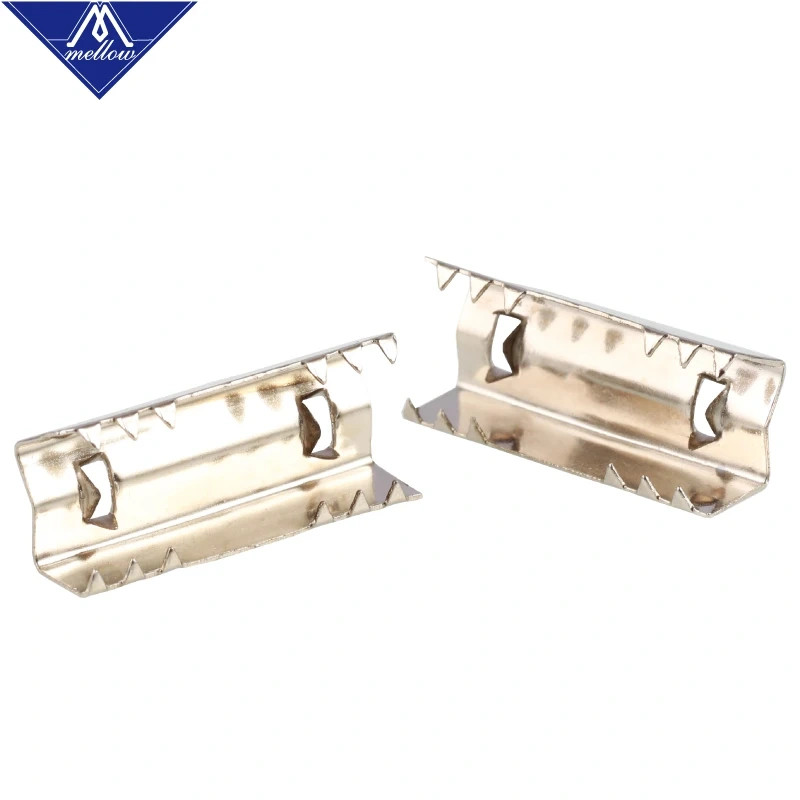 Mellow 10pcs 3D Printer Parts GT2 Open Belt Clip Open-end Timing Belts Openbuilds Belt clamp Crimp Style