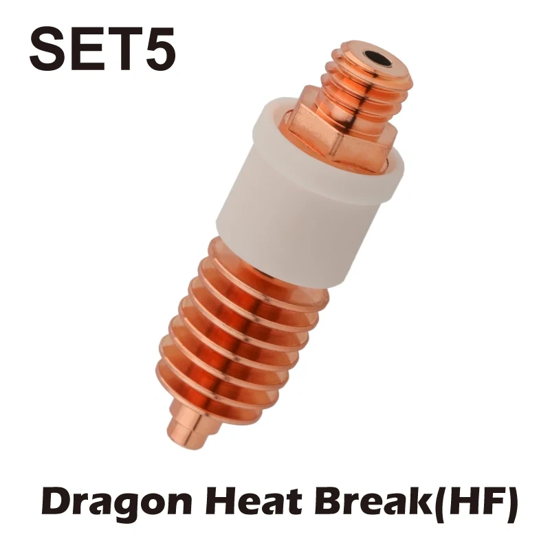 Phaetus Dragon Hotend Heat Sink Heatsink Adapter Heatbreak Spare Parts Compatible With Titan DDG Extruder 3D Printer Parts