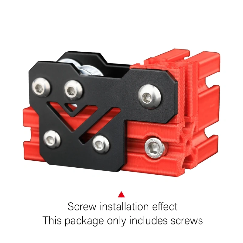 Mellow CNC VzBoT 330 2WD 3D Printer Aluminum Idler Mount,Motor Mount And Y-axis Gantry Screws Pack Includes Titanium Bolts