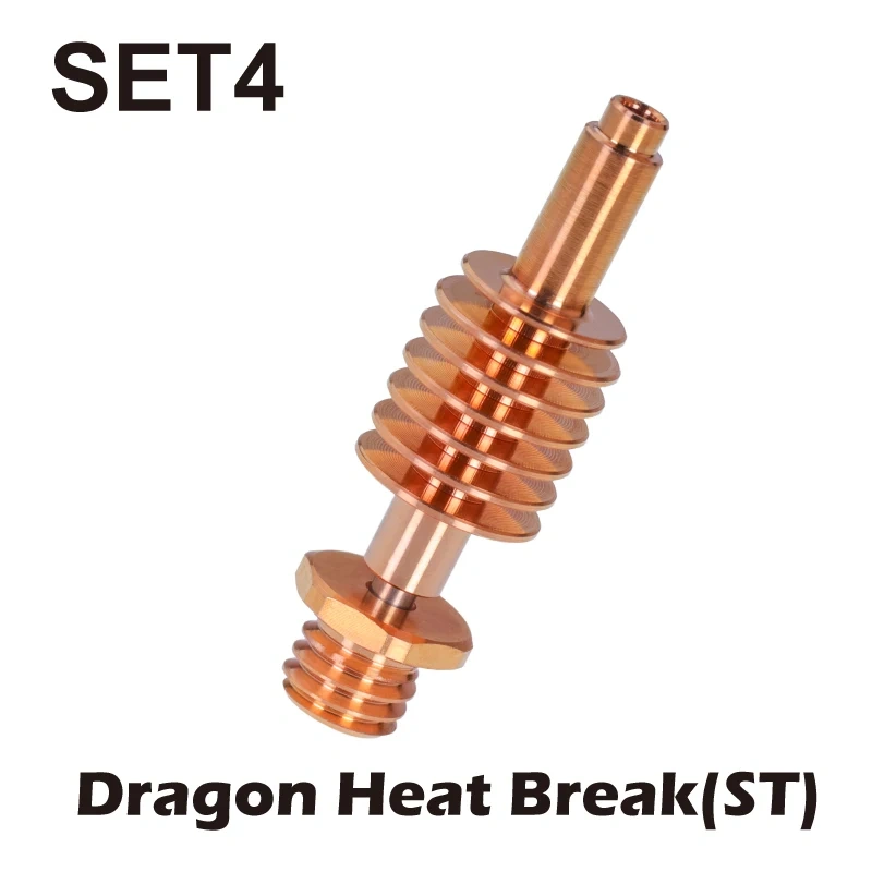 Phaetus Dragon Hotend Heat Sink Heatsink Adapter Heatbreak Spare Parts Compatible With Titan DDG Extruder 3D Printer Parts