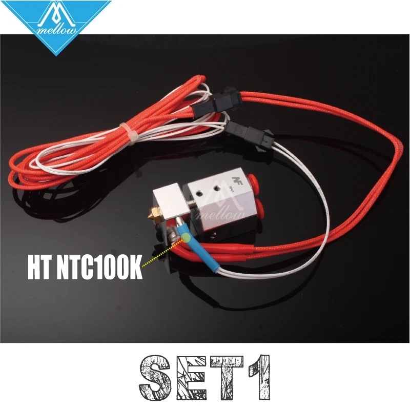 Mellow All-metal hotend Simple replace Kit for printing peek PA filament FOR V6 AQUA water cooling 3D printer extruder