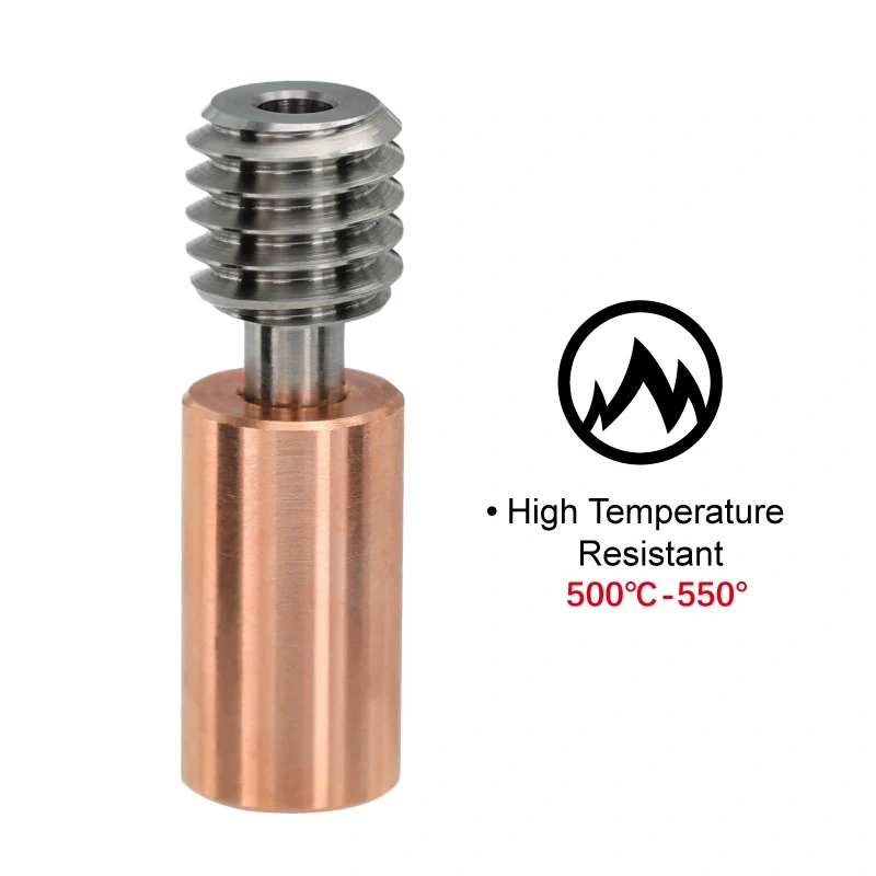 Mellow All Metal Titanium & CopperBi-metal Ender3 S1 Tcrazy Heatbreak Upgrade For Ender3 S1 3D Printer