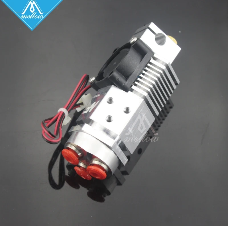 Mellow 3D Printer parts Reprap I3 3 in 1 out Multi-color Three Colors Switching Hotend kit, THC-01 Bowden Extruder hot end