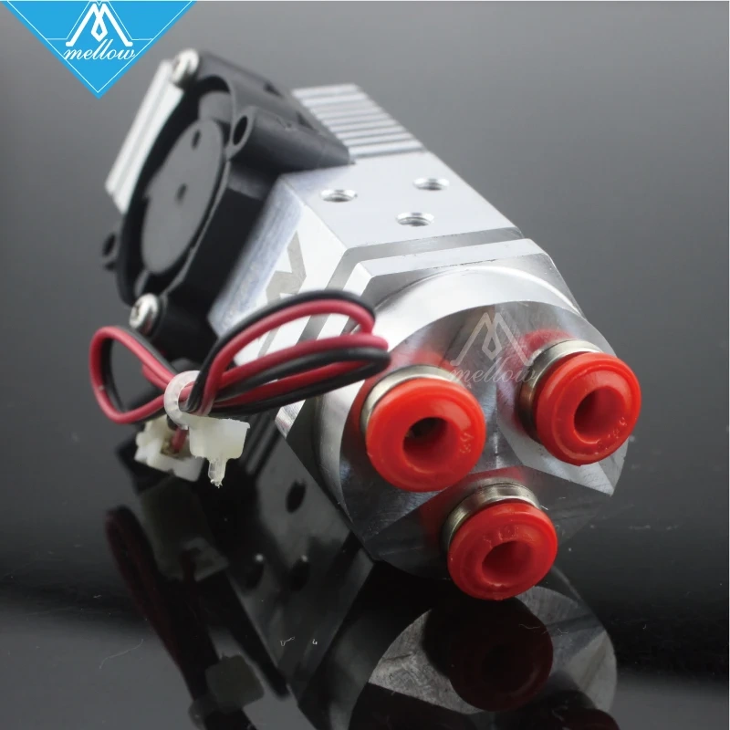 Mellow 3D Printer parts Reprap I3 3 in 1 out Multi-color Three Colors Switching Hotend kit, THC-01 Bowden Extruder hot end