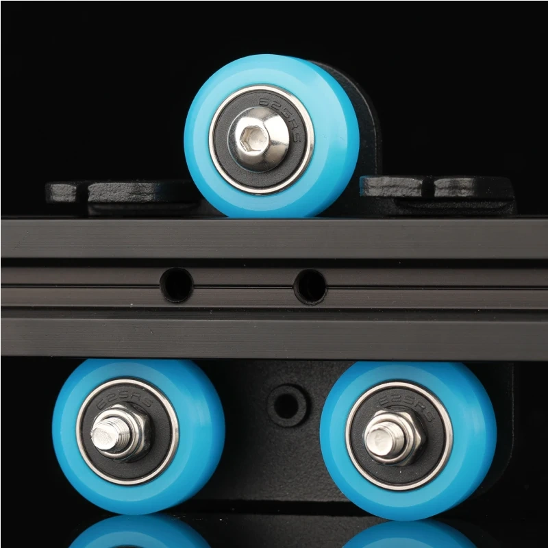 Mellow PT-Wheel Ender 3 CR10 Extruder Back Support Plate Kit With 625zz Idler Pulley For Creality CR-10 10s S4 S5 3D Printers