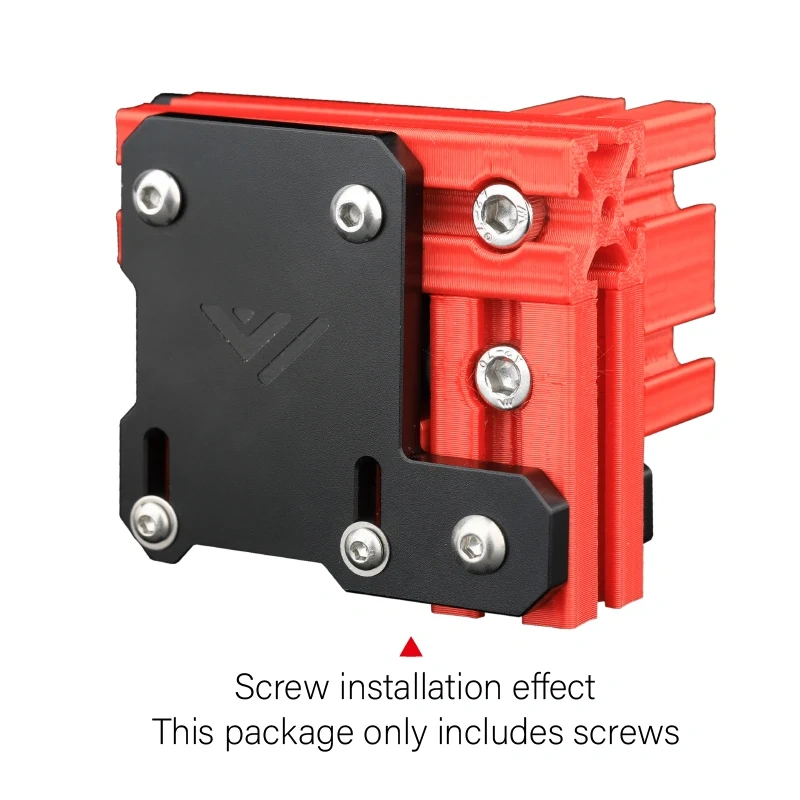 Mellow CNC VzBoT 330 2WD 3D Printer Aluminum Idler Mount,Motor Mount And Y-axis Gantry Screws Pack Includes Titanium Bolts