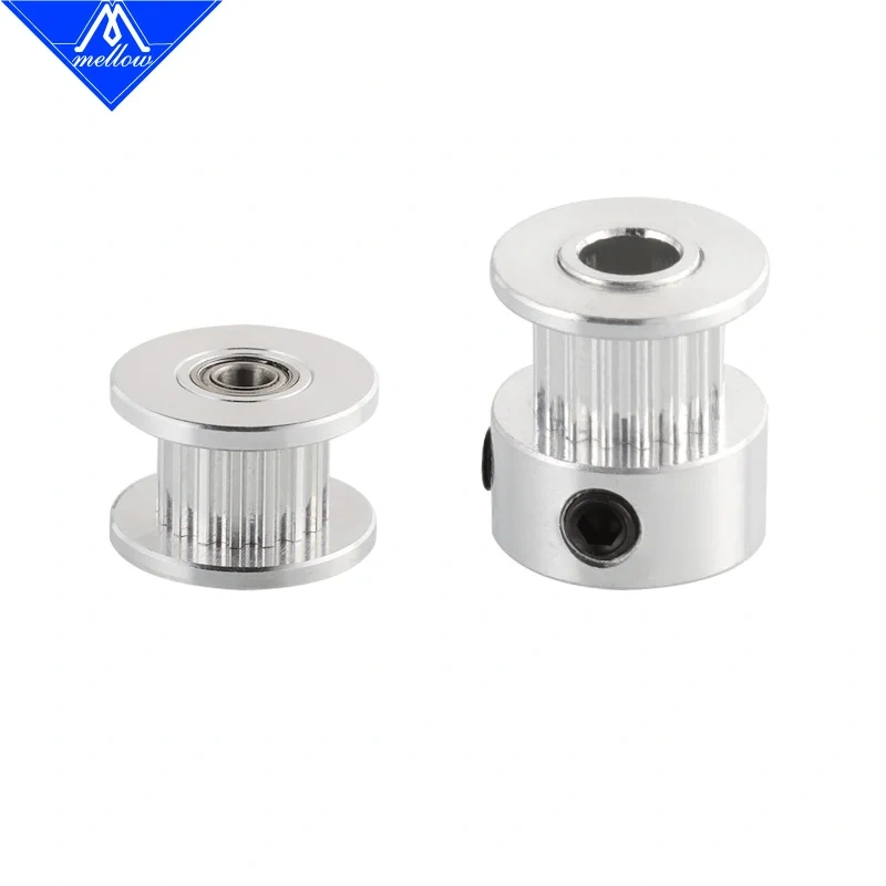 Mellow  3D Printer Micron XY GT2 Idler With 2GT Gates 6MM Belt Kit 16T Timing Pulley Bore 5mm 16T Idler Bore 3mm