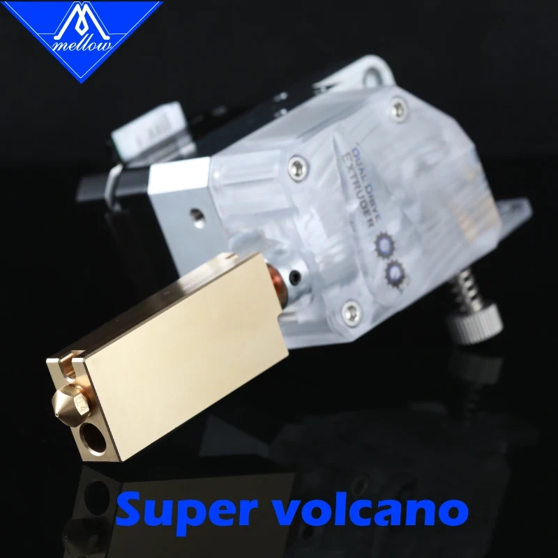 Mellow 3D Printer Parts W-DDG Water Cooled Extruder For 1.75 MM Ender 3 J-head Anet A8 cr-10  V6 Super Volcano Nozzle Hotend