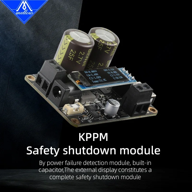 Mellow Fly KPPM Power-off Module For Klipper SBC Automatic Shutdown Overvoltage And Overcurrent Protection Raspberry Pi