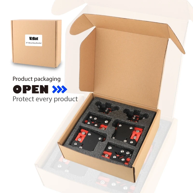 Mellow Pre-Assembled CNC VzBoT 330  Aluminum XY Mount Kit 5M Gates Belt Titanium Idler Screws For Ultra High Speed 3D Printer