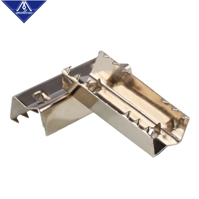 Mellow 10pcs 3D Printer Parts GT2 Open Belt Clip Open-end Timing Belts Openbuilds Belt clamp Crimp Style