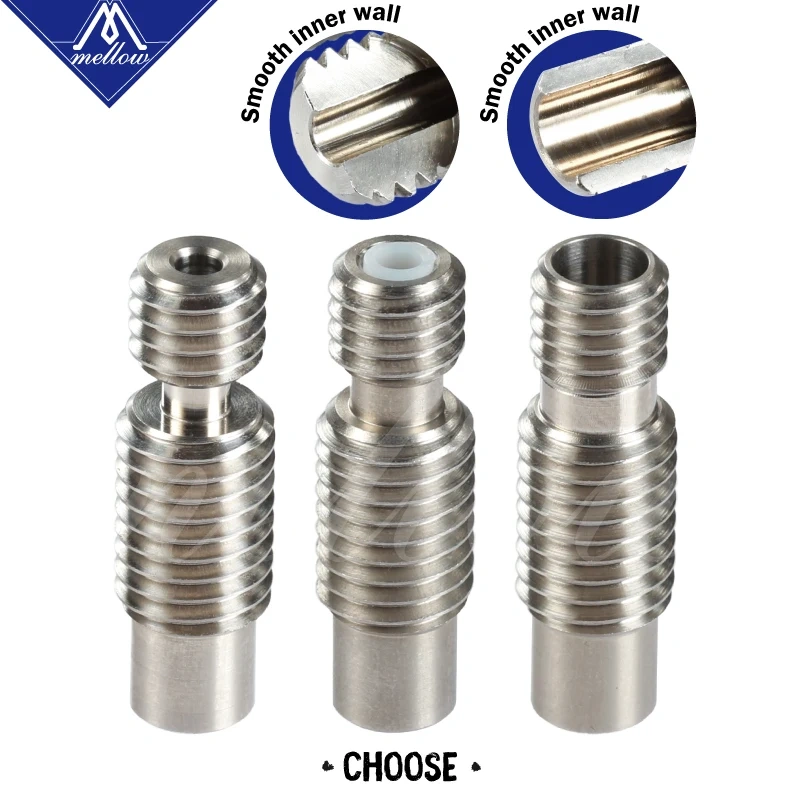 Mellow 12v/24v Nf-v6 Plated Copper Volcano Hotend Remote Bowen Print J-head Hotend Full Kit For 3D Printer  Hotend For Pt100