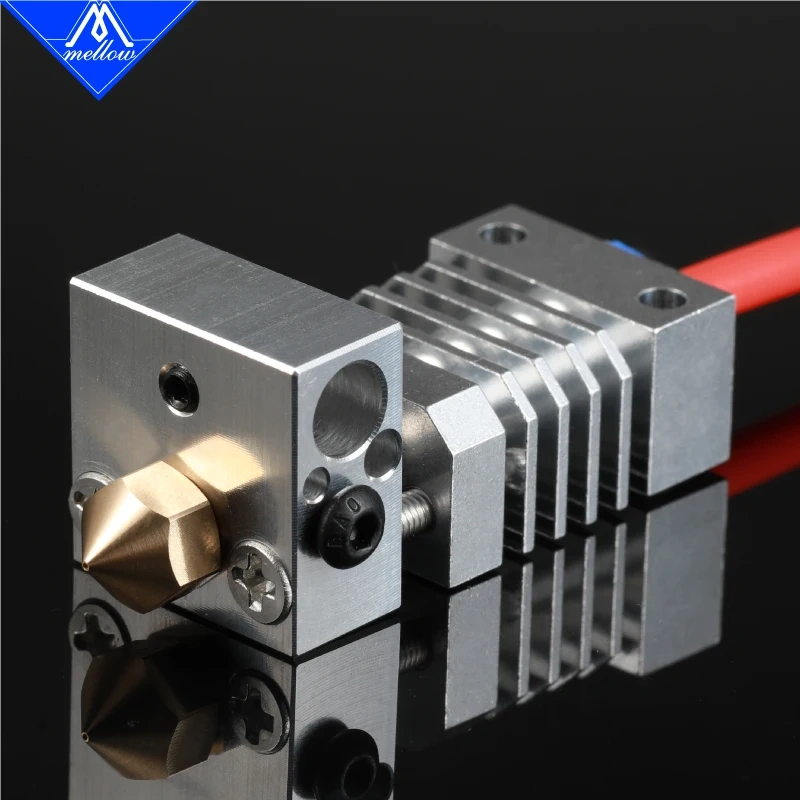 Mellow Upgrade CR10 All Metal Hotend Extruder Kit Flexible Titanium Heat Break For Creality CR-10 CR-10S Micro Swiss 3D Printer