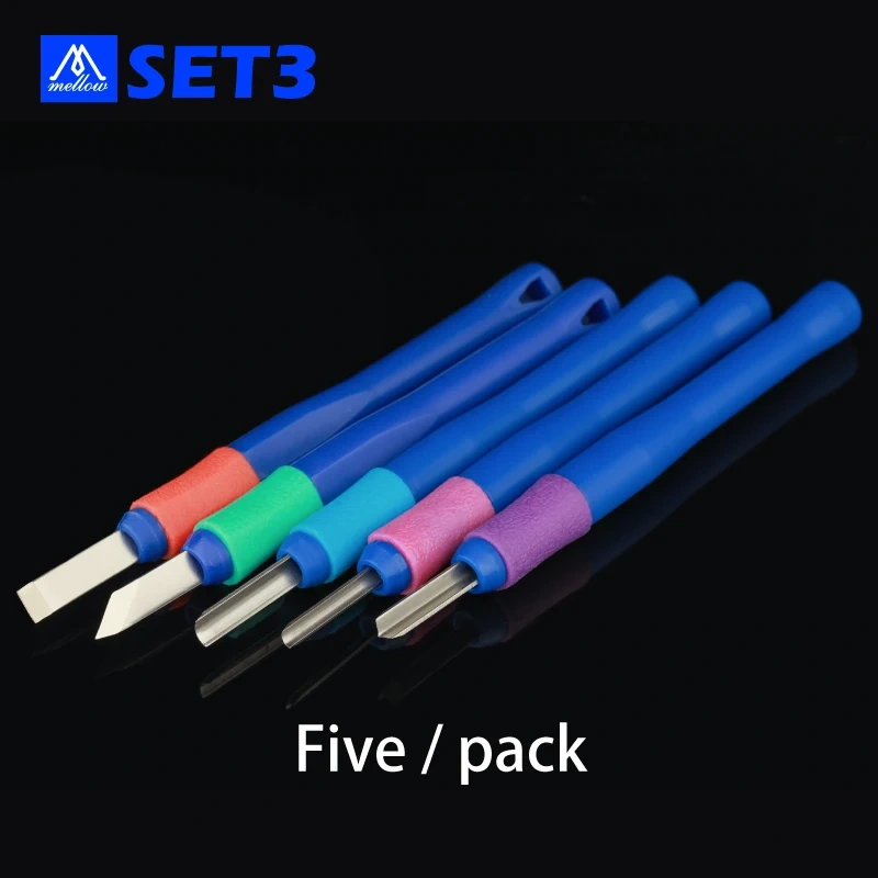 3D Printer DIY Tool Kit,Wood Carvers Set,ABS/PLA/PETG/PC/NYLOP/TPU Carving Knife For 3D Printer Clean Up Burrs On Printed Parts