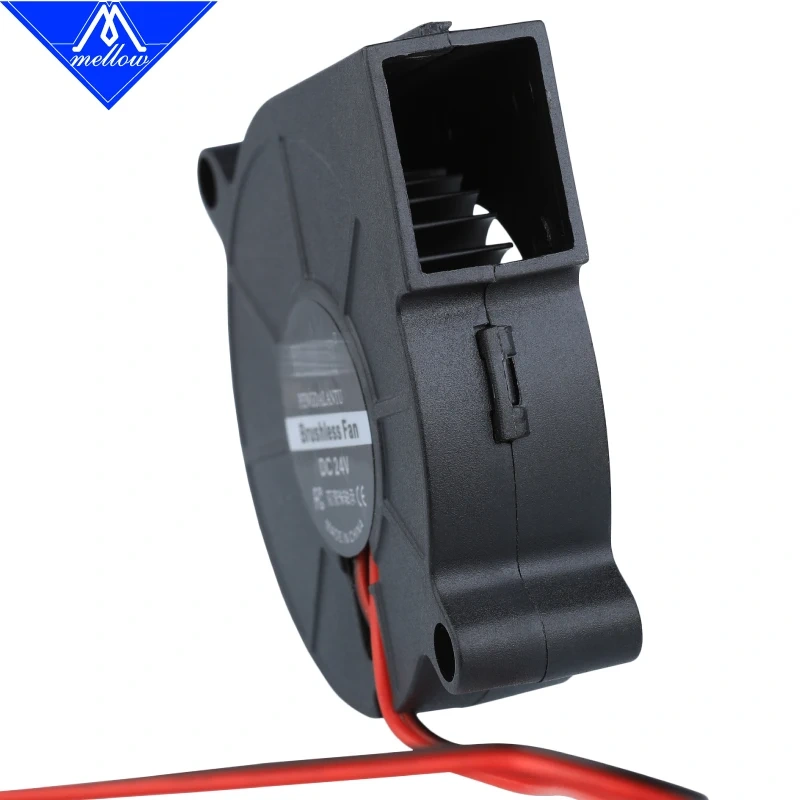 3D Printer Blower Fan 5015 12V 0.28A/24V 0.1A Dual Bearing Fan centrifugal DC Cooling Turbo fan 5015S for i3 CR-10/10S/Ender3