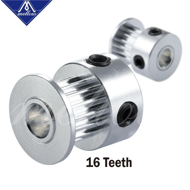 3D Printer Accessories 5pcs 16/20 teeth GT2 Timing Pulley Synchronous Wheel Bore 5mm and 5M 2GT GT2-6mm GT2 Timing Belt