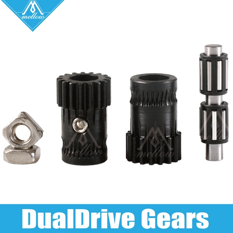 Mellow upgrade Drivegear kit Hardened dual drive gear extruder kit Cloned Btech for Prusa i3 mk3 3d printer Mini Bowden Extruder