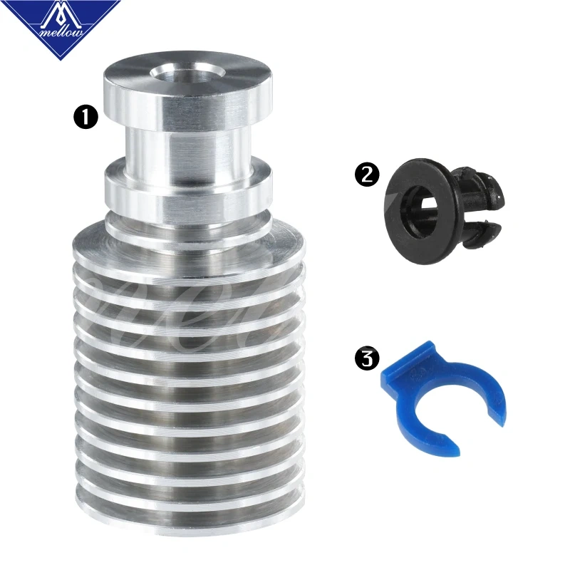 Mellow NF V6 HeatSink Direct & Bowden Extruder Radiator For V6 Hotend Remote 1.75MM For Feeding 3D Printer parts DDG Extruder