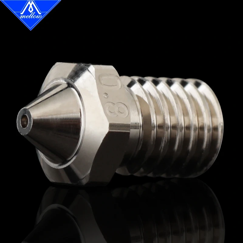 Mellow High Performance SC-V6 Plated Copper Nozzle Durable Reduce Stick For 3D Printer Nozzles M6  V6 Dragon Hotend Prusa Voron