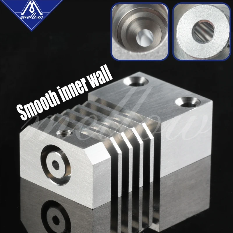 Upgrade Mellow Top Quality Cr10s Pro All Metal Titanium Heat Break aluminum Heatsink Kit For 3D Printer Cr-10s Pro Hotend