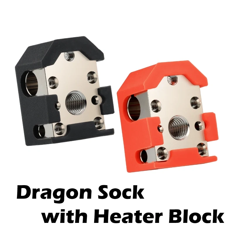 Mellow Phaetus Dragon Silicone Socks For 3D Printer Hotend Temperature Protection For Voron 0/1.8/2.4 Dragon Heater Block