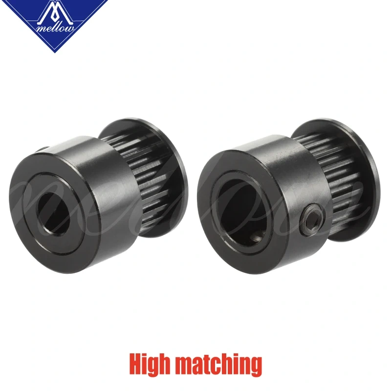 Mellow 3D Printer Parts Accessory GT2 20Teeth 20 Teeth Bore 5mm/8mm Timing Alumium Pulley for WanHao GT2-6mm Open Timing Belt