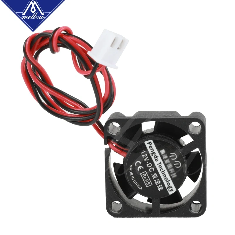 Mellow 12V/24V 2510 Fan For 3D Printer parts Small Cooling Dual Ball Bear For Ultimaker 2 UM2 Crazy Extruder Hotend