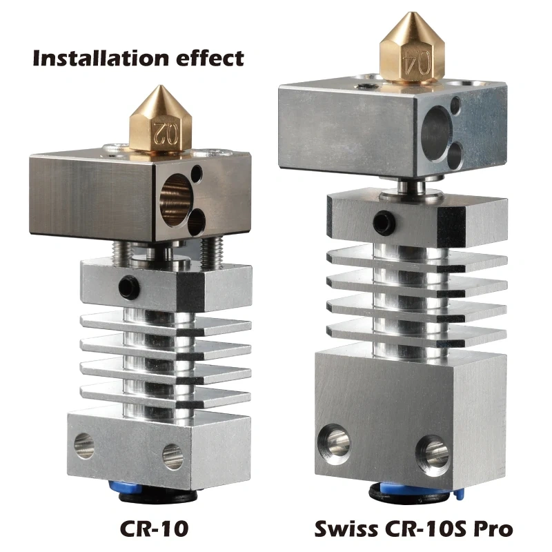 Mellow Brass Swiss MK8 Nozzle M6 Thread For 1.75MM Filament  3D Printers Hotend J-head Cr10 Heat Block Ender 3 Tornado hotend