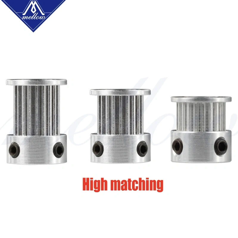 Mellow Gt2 20 Tooth Timing Pulley Bore 8mm For Gates-ll-2gt Width 6mm 9mm 10mm 12mm Gt2 Synchronous Belt 2gt 20 teeth Pulley