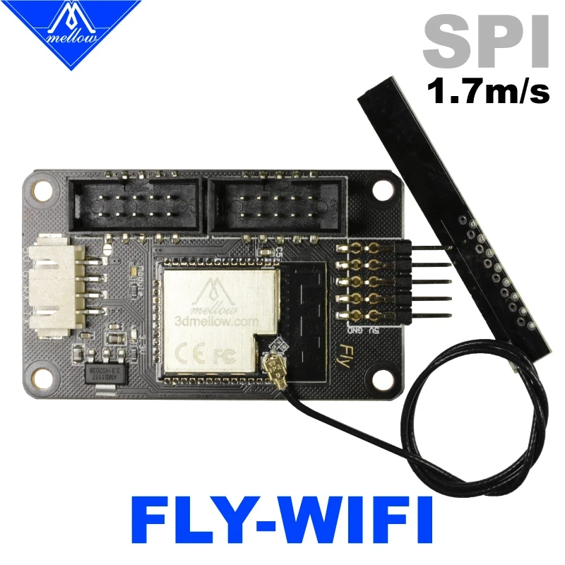 Mellow FLY Wifi V2.0 Antenna ESP32 Board 1.7M/S RepRap Firmware RRF Duet Wifi For FLY-F407ZG CDY SKR PRO SKR GTR STM32 Chip