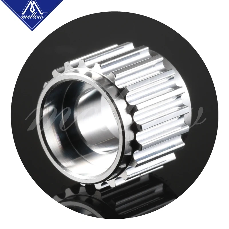 Mellow 2GT 16/20 Teeth Synchronous Wheel Idler Pulley With/without Tooth Bore 3mm With Bearing For GT2 Timing Belt Width 6mm