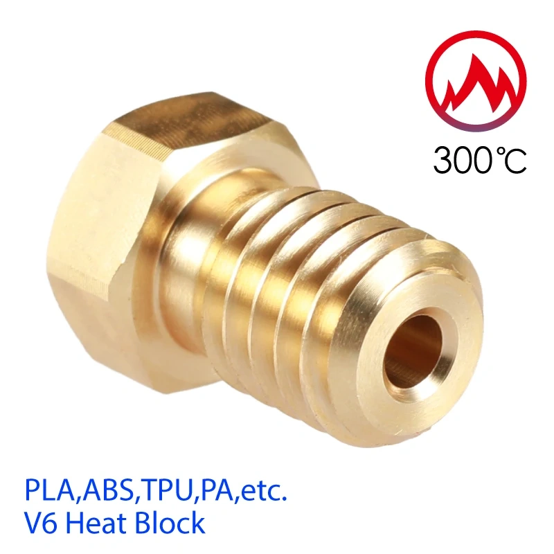Mellow Top Quality Brass V6 Nozzles For 3D printer Hotend Nozzle For M6 Nozzles Hotend DDG NF Sunrise Extruder J-Head Ender 3