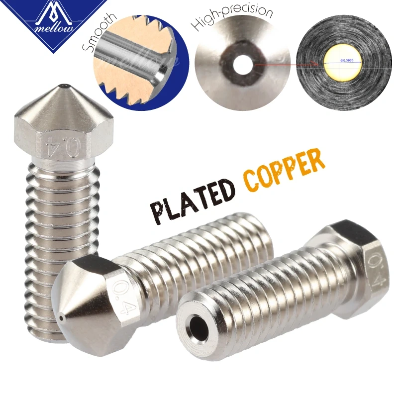 Mellow 12v/24v Nf-v6 Plated Copper Volcano Hotend Remote Bowen Print J-head Hotend Full Kit For 3D Printer  Hotend For Pt100