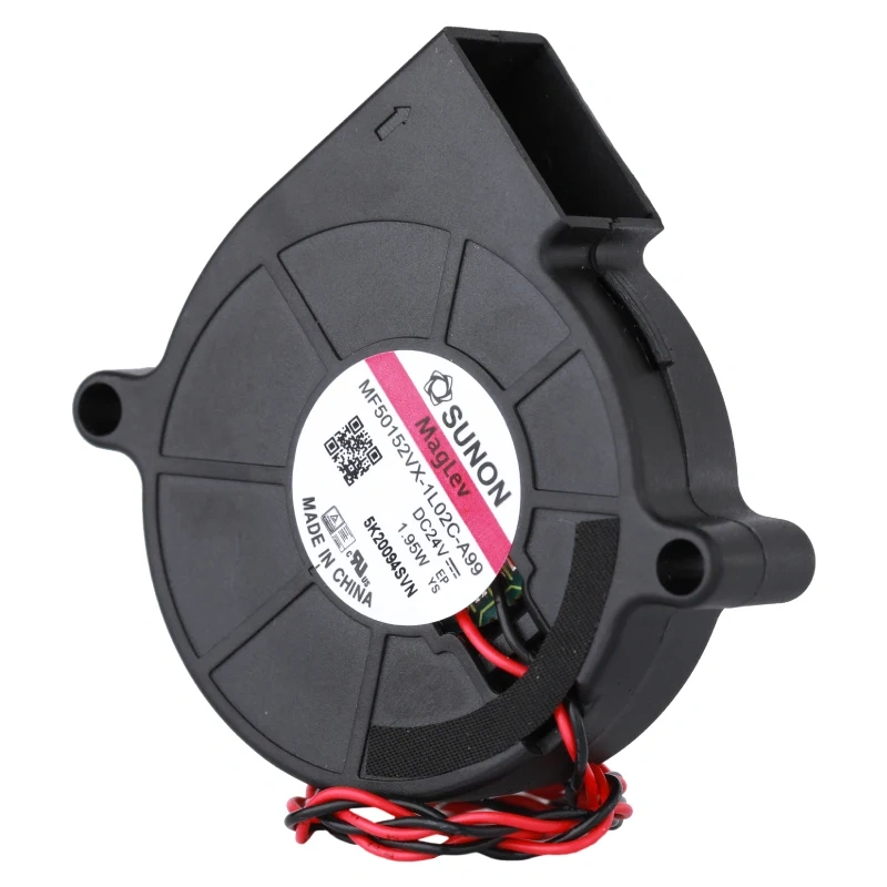 Mellow Exclusive Sunon 3D Printer Blower Fan 5015 24V 0.41A Double Bearing Fan Centrifugal DC Cooling Turbo Fan 5015S