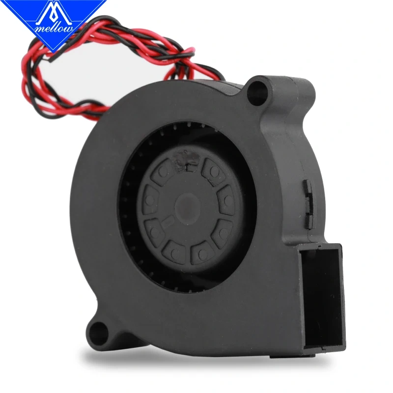 Mellow Exclusive Sunon 3D Printer Blower Fan 5015 24V 0.41A Double Bearing Fan Centrifugal DC Cooling Turbo Fan 5015S