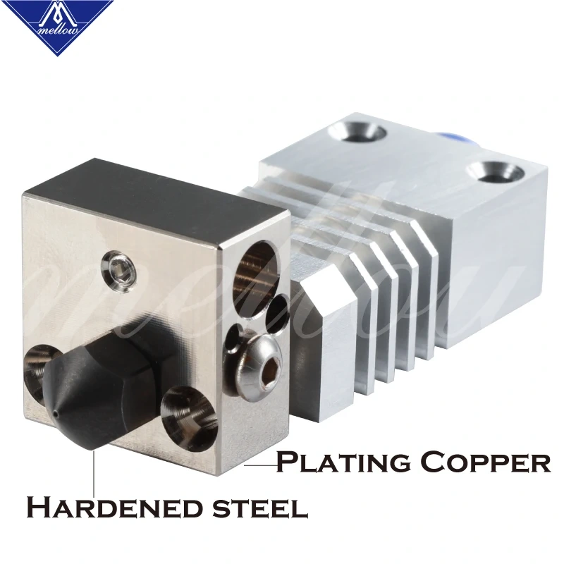 Mellow Top 3D Printer Hotend Swiss CR-10S PRO Hotend upgrade KIT aluminum Heatsink Titanium Heat Break for CR10S PRO