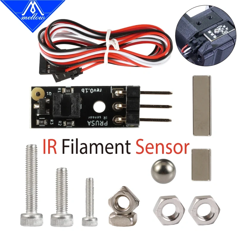 Mellow Prusa I3 Mk2.5/mk3 To Mk2.5s/mk3s Filament Sensor Kits Upgrade Detect Stuck Filament Sensor For 3D Printer Parts
