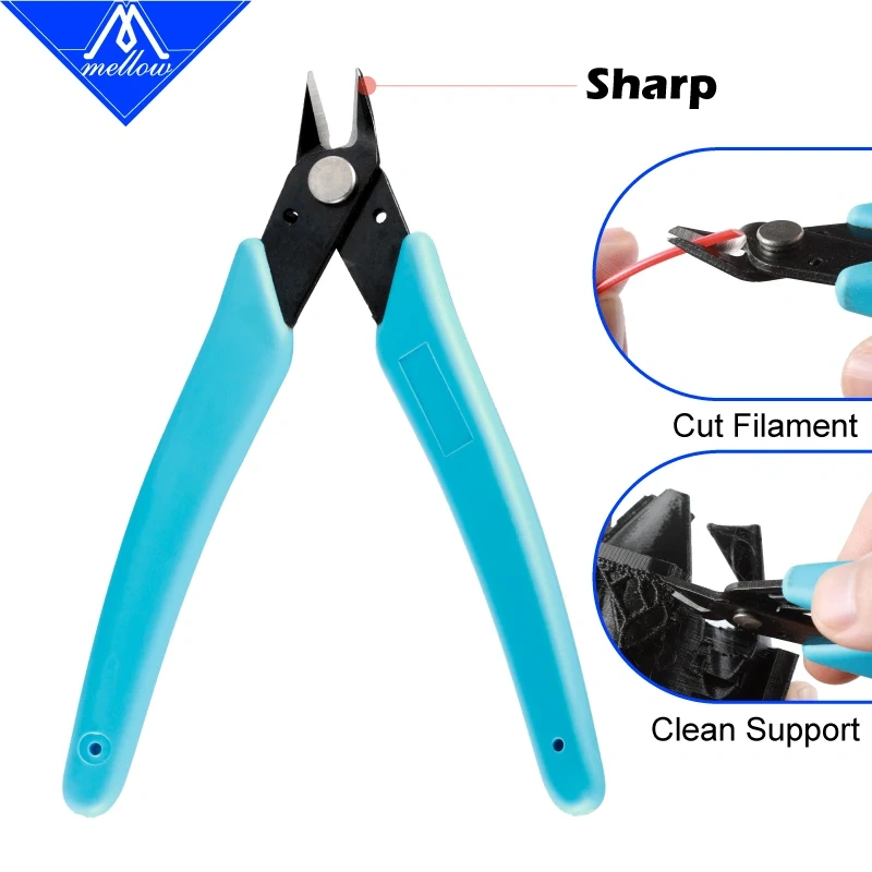 Mellow DIY Tools Trimmer Cutting Cutter Wishful Clamp Cutting Pliers Thin Mouth Electronic Diagonal Pliers 3D Printer Parts
