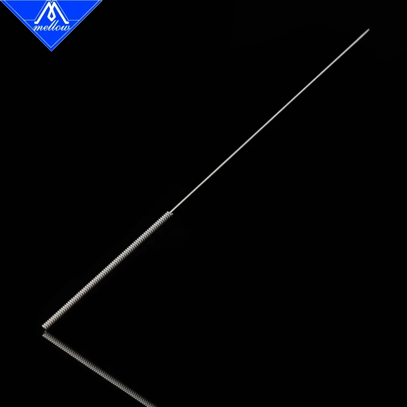 Mlellow 10pcs 3D Printer 0.35mm Nozzle Cleaning Needle Drill Fits for MK7 / MK8 / V6 / Volcano 3D Printers Parts Hotend