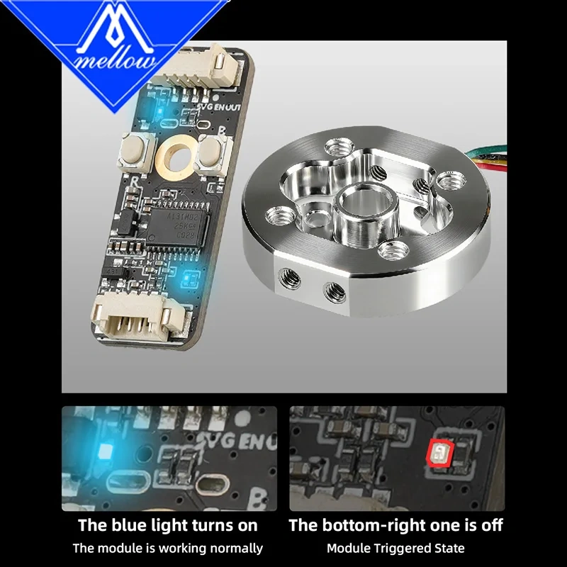 Mellow ALPS Pressure Sensor Module for Goliath Hotend Auto Z Homing Mesh Bed Leveling ADS131M02 CNC Aluminum Diy 3D Printer