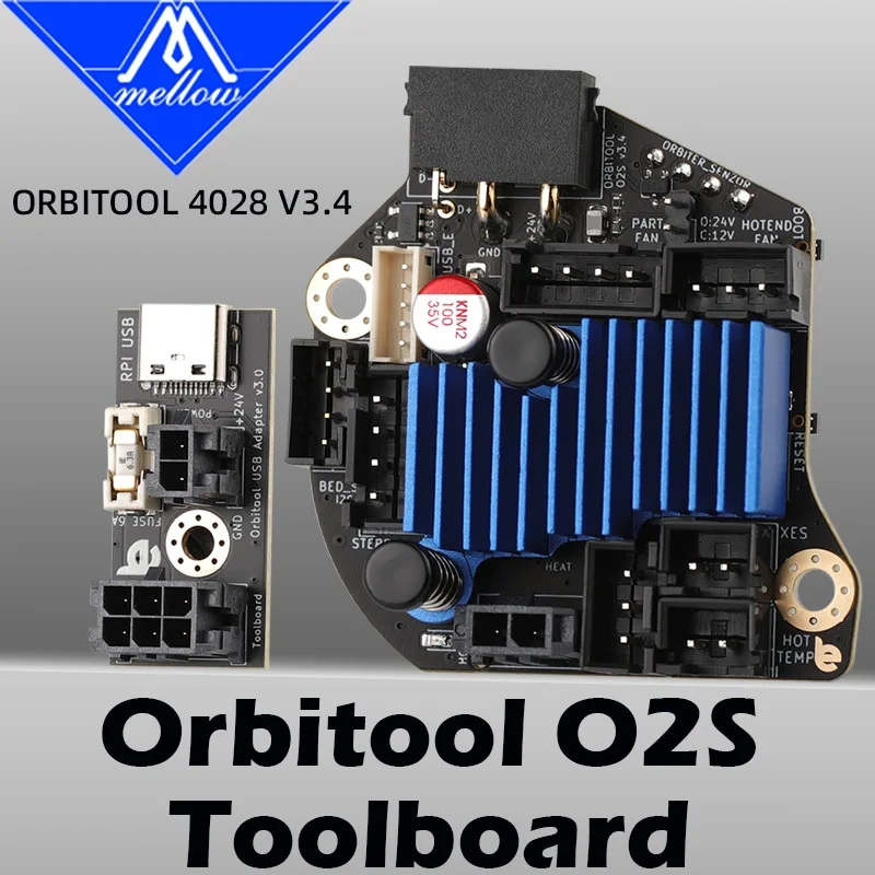 Newest Mellow LDO Orbitool O2S USB Tool Heat Board - For Orbiter Extruder V2.5 O2 USB Klipper Voron DIY 3D Printer Parts