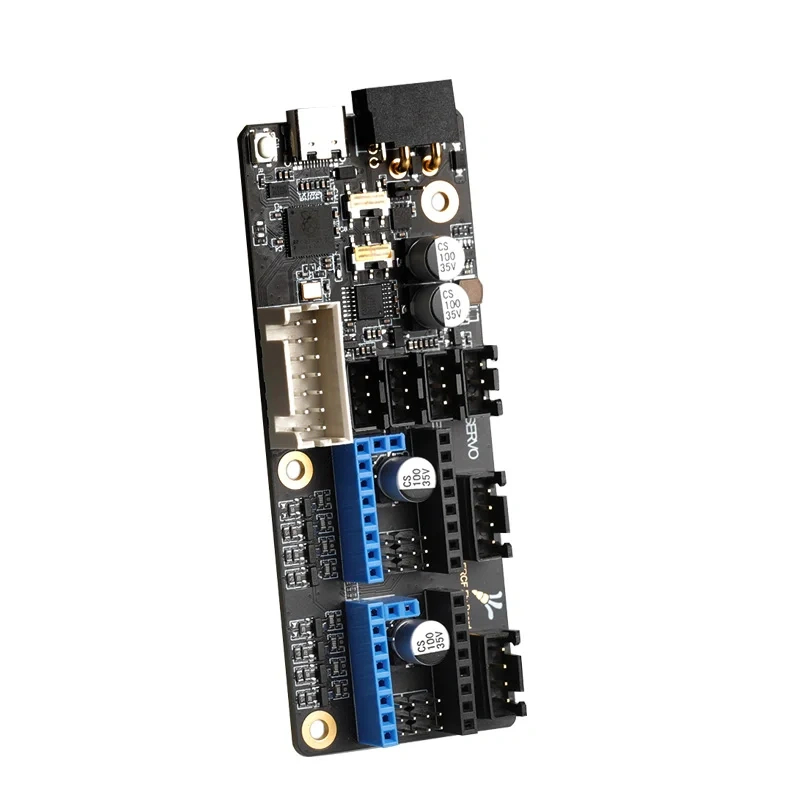Mellow Fly ERCF EASY V2 Board, Supports 5V And Up to 12 Channels, Enraged Rabbit Carrot Feeder For Voron Klipper, CAN, USB, RS23