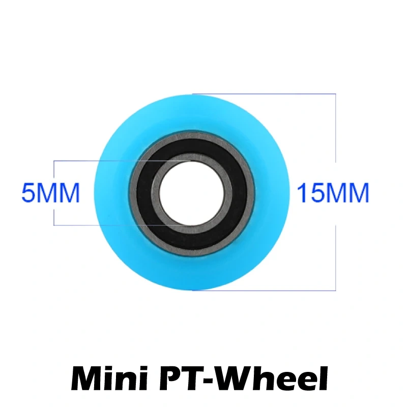 Mellow PT-Wheel V-Slot Guide Wheel 625zz Bearings For Creality CR10 Ender 3 High Loads Smooth Surface Self-Lubricating Low Wear