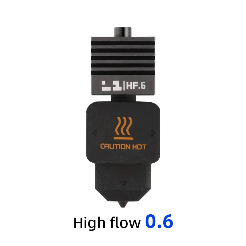 Mellow SF/HF H2D Hotend 0.2/0.4/0.6/0.8mm Hardened Steel Nozzle For Bambu Lab H2D 3D Printer Parts A1/A1 Mini
