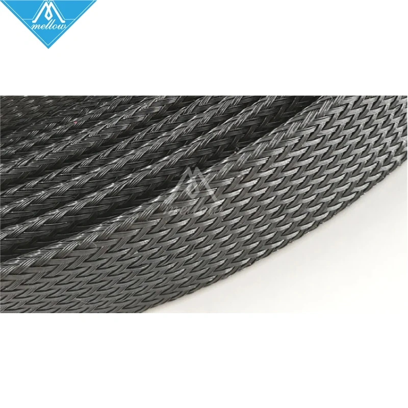 3D printer accessories 2-5M 6-10mm Expandable Braided PET Premium Nylon Cable Sleeve wire cable for RepRap/KOSSEL/Ultimaker 2