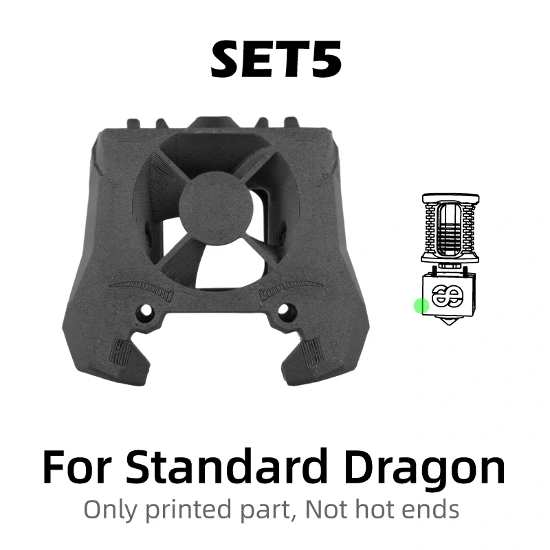 Mellow Hollow G2E Galileo 2 Extruder Bracket Printed With ABS Carbon Fiber And Quenched To Withstand High Temperatures For Voron