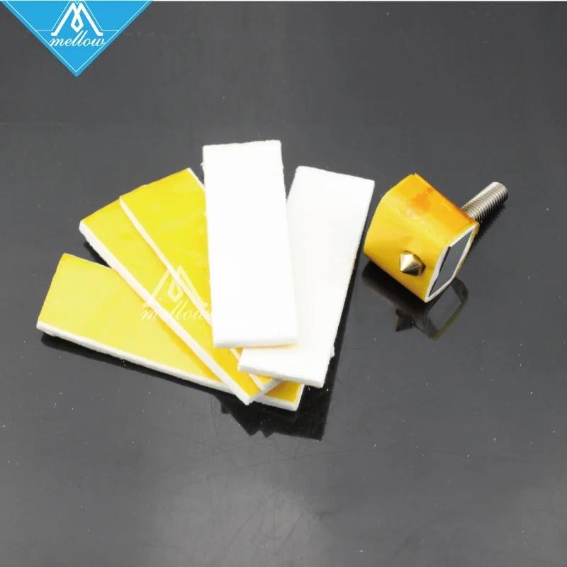 HOT!10PCS 3mm thick thickness 3d printer heating block cotton hotend nozzle heat insulation cotton for Ultimaker/Makerbot