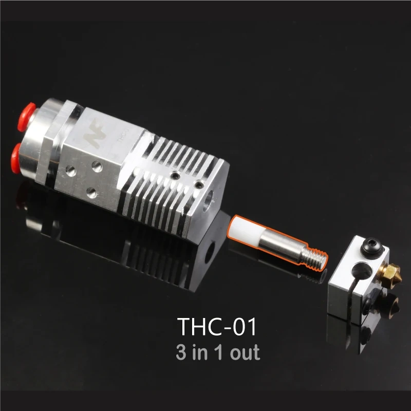 3D Printer parts ptfe tube 2 In 1 Out 2 colors Hotend TC-02 Hotend Throat/3 in 1 out Multi-color 3 Colors Hotend THC-01 Pipe