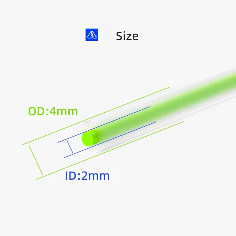 Mellow High Transparency PTFE Tube Teflonto MMU2.0 for prusa i3 mk3 ender-3 anet mk8 Bowden Extruder 1.75mm filament ID2mm OD4mm