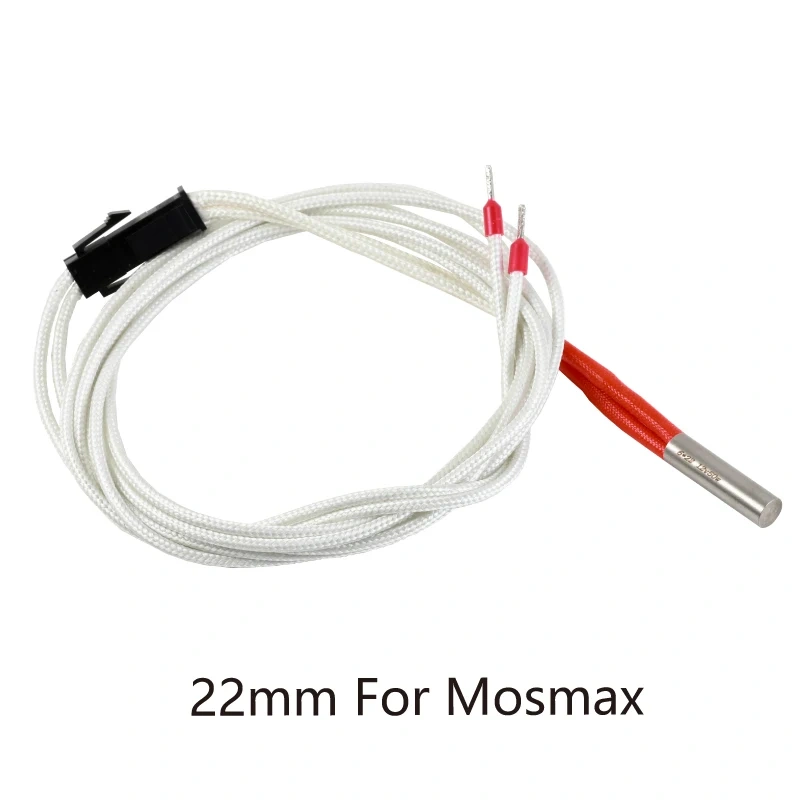 Mellow 3D Printer Parts Heating Tube 12V/24V 50W High Temperature 6*18/22mm Cartridge Heater For NF-Crazy Hotend Mosmax V6